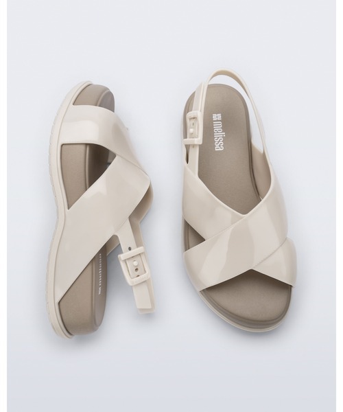 melissa（メリッサ）の「MELISSA MARE PLATFORM AD（サンダル・レディース・ブラウン/ベージュ・38/39/37/35/36）」の2枚目の写真