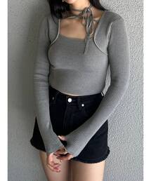 EMODA | レイヤーコンパクトチョーカーニット(ニット/セーター)