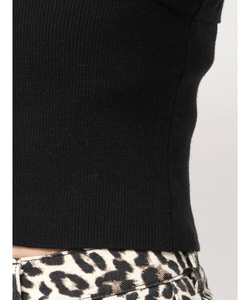 EMODA(エモダ)の「レイヤーコンパクトチョーカーニット(ニット/セーター・レディース・ブルー/ブラック/グレー/アイボリー・FREE)」の5枚目の写真