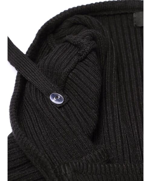 EMODA(エモダ)の「レイヤーコンパクトチョーカーニット(ニット/セーター・レディース・ブルー/ブラック/グレー/アイボリー・FREE)」の7枚目の写真