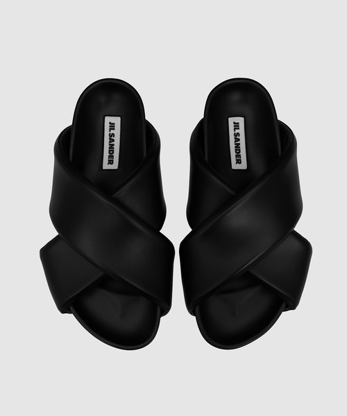 JIL SANDER(ジルサンダー)の「FUSBET SANDAL(サンダル・メンズ・ブラック・40/41)」の1枚目の写真