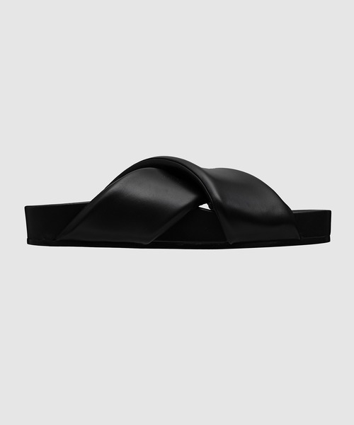 JIL SANDER(ジルサンダー)の「FUSBET SANDAL(サンダル・メンズ・ブラック・40/41)」の3枚目の写真