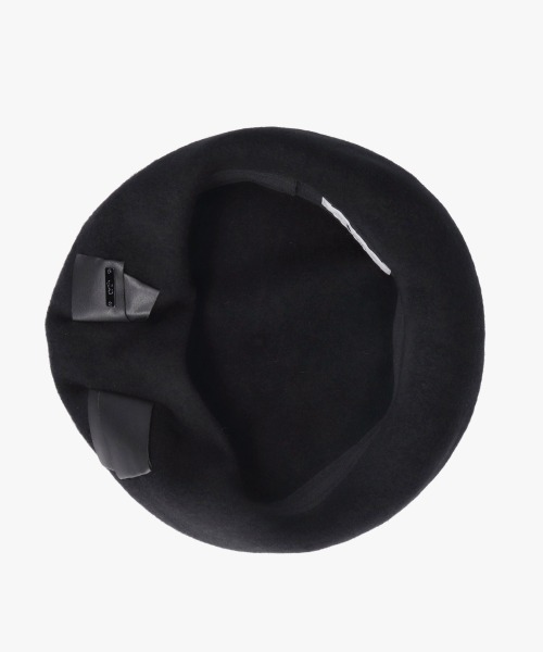 arth(アース)の「arth Put in Ribbon Beret / アース(ハンチング/ベレー帽・レディース・ブラック/ベージュ/ブラウン・M/57.5cm)」の12枚目の写真