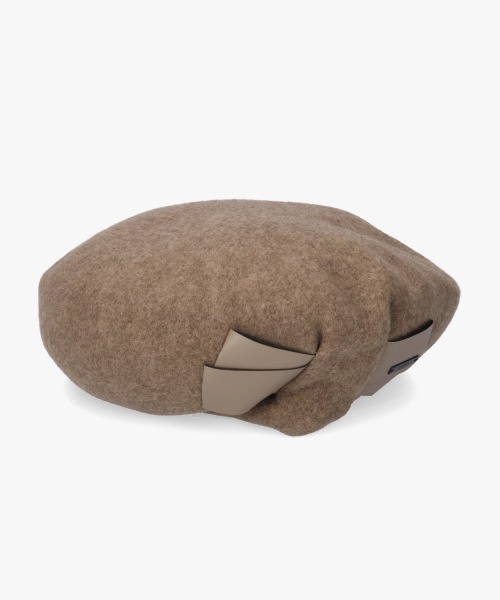 arth(アース)の「arth Put in Ribbon Beret / アース(ハンチング/ベレー帽・レディース・ブラック/ベージュ/ブラウン・M/57.5cm)」の22枚目の写真