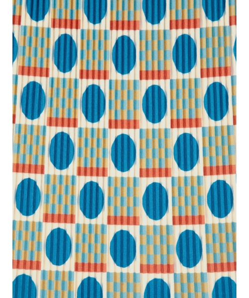 BOBO CHOSES(ボボショーズ)の「Geometric Scacs over pencil pleated skirt(スカート・キッズ・オフホワイト・2-3YEAR/4-5YEAR/6-7YEAR/8-9y/12-13y/10-11y)」の3枚目の写真