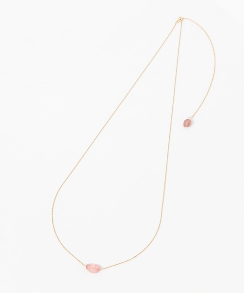 daily CLIP】天然石スライダーネックレス（ネックレス）｜studio