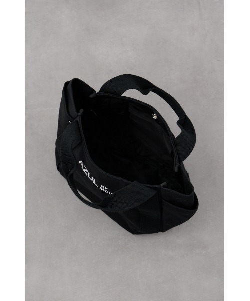 AZUL by moussy(アズールバイマウジー)の「キャンバスロゴミニトート(ハンドバッグ・メンズ・アイボリー/ブラック/ネイビー・FREE)」の13枚目の写真