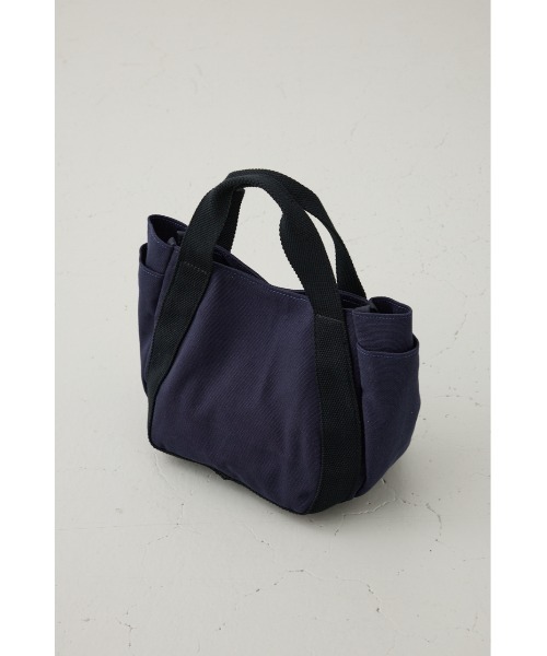 AZUL by moussy(アズールバイマウジー)の「キャンバスロゴミニトート(ハンドバッグ・メンズ・アイボリー/ブラック/ネイビー・FREE)」の8枚目の写真