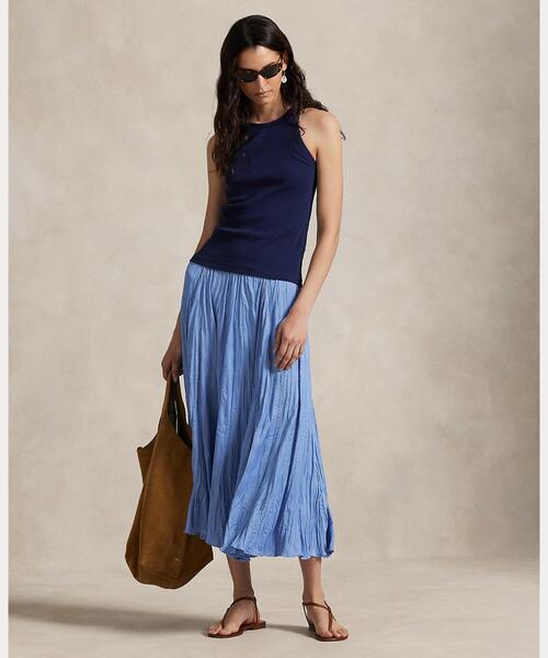POLO RALPH LAUREN アイレットエンブロイダード コットン トップ POLO RALPH LAUREN - 2024 Early Summer Collection | 大人の