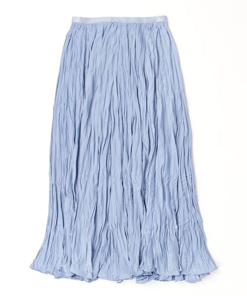 POLO RALPH LAUREN（ポロ ラルフ ローレン）の「クリンクルド サテン Aライン スカート（スカート・レディース・ブルー・S/M/L/XS/XXS）」の2枚目の写真