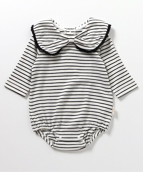 apres les cours（アプレレクール）の「リボン衿ボディースーツ（ロンパース・キッズ・その他2/その他3・70/80）」の7枚目の写真
