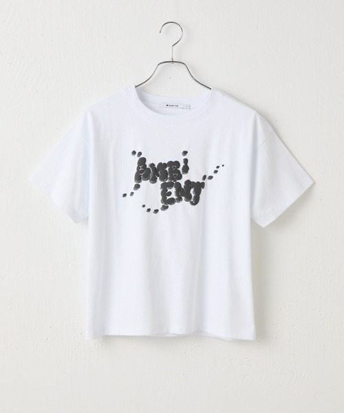 COLONY 2139(コロニートゥーワンスリーナイン)の「AMBIENTプリントTシャツ(Tシャツ/カットソー・レディース・ブラック/サックスブルー/ホワイト/ブラウン/ピンク・FREE)」の7枚目の写真