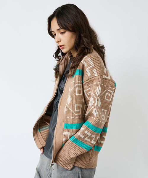 PENDLETON /ペンドルトン 】WESTERLEY Cardigan/ 総柄 カウチン