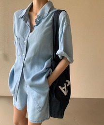 【新品未開封❣️】ENVYM タイダイデニムセットアップ ブルー デニムセットアップ | yunora