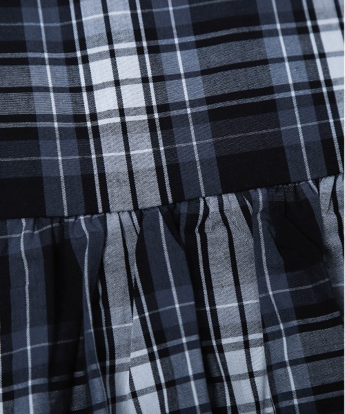 SUGAR BISKET（シュガービスケット）の「チェック柄キャミソールワンピース（ワンピース・レディース・ブルー/ブラック/グリーン/オレンジ/ベージュ・フリー）」の16枚目の写真