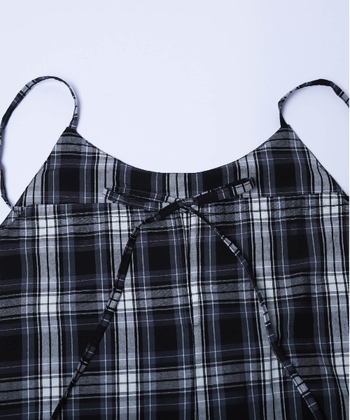 SUGAR BISKET（シュガービスケット）の「チェック柄キャミソールワンピース（ワンピース・レディース・ブルー/ブラック/グリーン/オレンジ/ベージュ・フリー）」の15枚目の写真