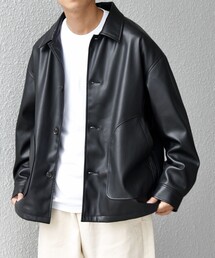 ハンティングジャケット」に該当するカバーオールファッション