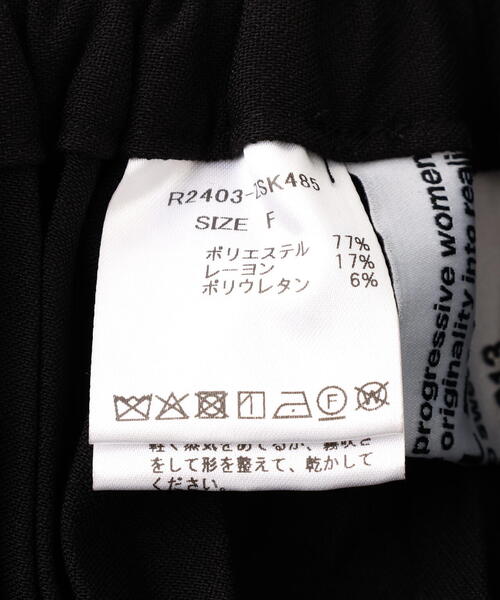 Risley(リズレー)の「Risley/リズレー/ ZIP プリーツスカート(スカート・レディース・ブラック・F)」の4枚目の写真