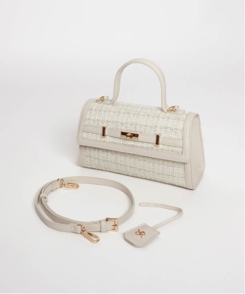 RANDA 2WAY ベルトデザインツイードハンドルバッグ 2WAY ベルトデザインツイードハンドルバッグRANDA公式サイト