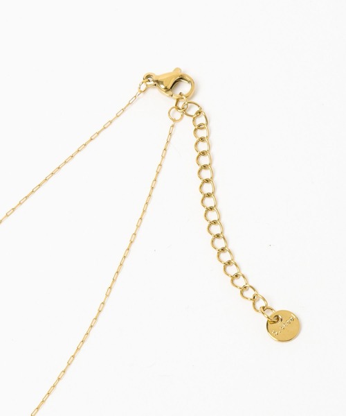 Andemiu(アンデミュウ)の「【サージカル】ステンレスストーンカットペンダント591737(ネックレス・レディース・ホワイト/ブラウン・FREE)」の10枚目の写真