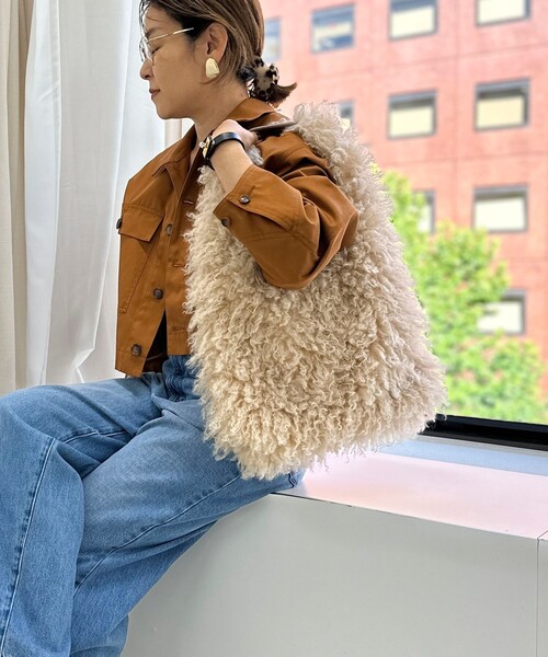 セール】【PR林☆別注】チベットラムフェイクファーバッグ（ショルダー