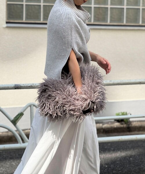 セール】【PR林☆別注】チベットラムフェイクファーバッグ（ショルダー