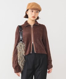 Ray BEAMS | シャギー ジップ カーディガン(カーディガン/ボレロ)