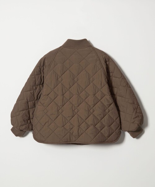 green label relaxing（グリーンレーベルリラクシング）の「ダイヤキルト ブルゾン/ キッズ 100cm-160cm（ブルゾン・キッズ・オフホワイト/ブラック/ブラウン・100cm/110cm/120cm/130cm/140cm/150cm/160cm）」の11枚目の写真