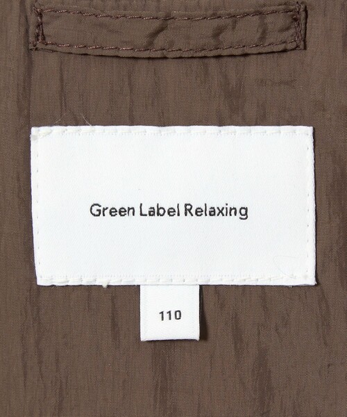 green label relaxing（グリーンレーベルリラクシング）の「ダイヤキルト ブルゾン/ キッズ 100cm-160cm（ブルゾン・キッズ・オフホワイト/ブラック/ブラウン・100cm/110cm/120cm/130cm/140cm/150cm/160cm）」の18枚目の写真