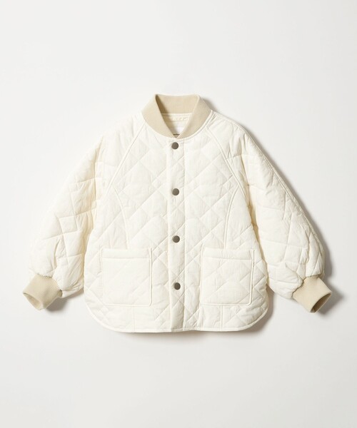 green label relaxing（グリーンレーベルリラクシング）の「ダイヤキルト ブルゾン/ キッズ 100cm-160cm（ブルゾン・キッズ・オフホワイト/ブラック/ブラウン・100cm/110cm/120cm/130cm/140cm/150cm/160cm）」の19枚目の写真