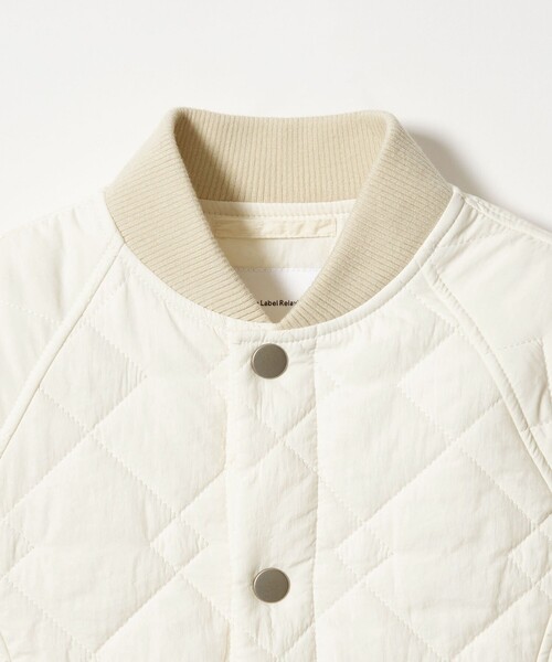 green label relaxing（グリーンレーベルリラクシング）の「ダイヤキルト ブルゾン/ キッズ 100cm-160cm（ブルゾン・キッズ・オフホワイト/ブラック/ブラウン・100cm/110cm/120cm/130cm/140cm/150cm/160cm）」の21枚目の写真