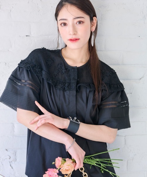 レースフリルブラウス（シャツ/ブラウス）｜Chesty（チェスティー）の