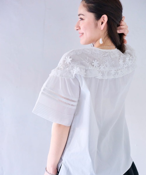 レースフリルブラウス（シャツ/ブラウス）｜Chesty（チェスティー）の