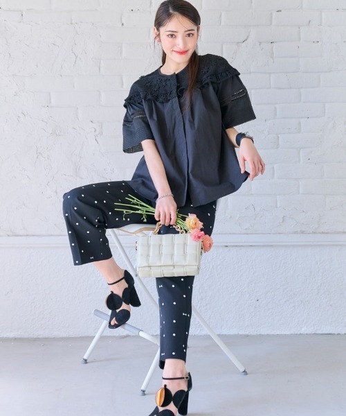 レースフリルブラウス（シャツ/ブラウス）｜Chesty（チェスティー）の