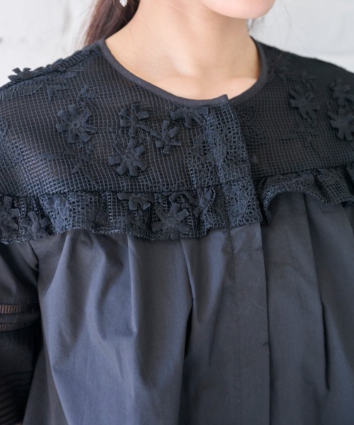 レースフリルブラウス（シャツ/ブラウス）｜Chesty（チェスティー）の