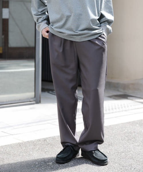 FORK&SPOON（フォークアンドスプーン）の「FORK&SPOON　イーズライントラウザー（その他パンツ・メンズ・ネイビー/グレー・4/5）」の2枚目の写真