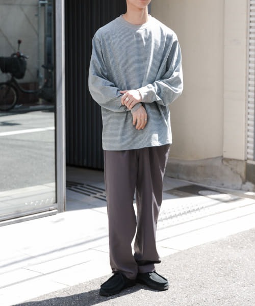 FORK&SPOON（フォークアンドスプーン）の「FORK&SPOON　イーズライントラウザー（その他パンツ・メンズ・ネイビー/グレー・4/5）」の10枚目の写真