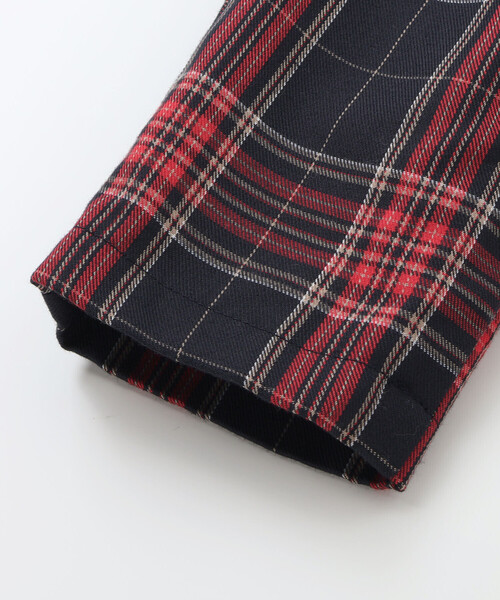 SLAP SLIP（スラップスリップ）の「【お揃い】ツイルチェックリバーシブルパンツ(80~130cm)（デニムパンツ・キッズ・ネイビー/ベージュ・100cm/110cm/90cm/80ｃｍ/120cm/130cm）」の22枚目の写真