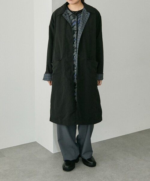 撥水/手洗い可》sampo×earベスト付きリバーシブルコート（その他