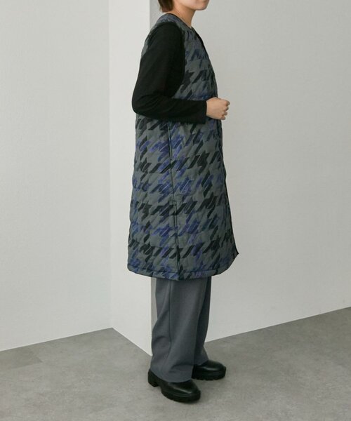 ear PAPILLONNER（イアパピヨネ）の「《撥水/手洗い可》sampo×earベスト付きリバーシブルコート（その他アウター・レディース・ブラック/ブラウン・FREE）」の5枚目の写真