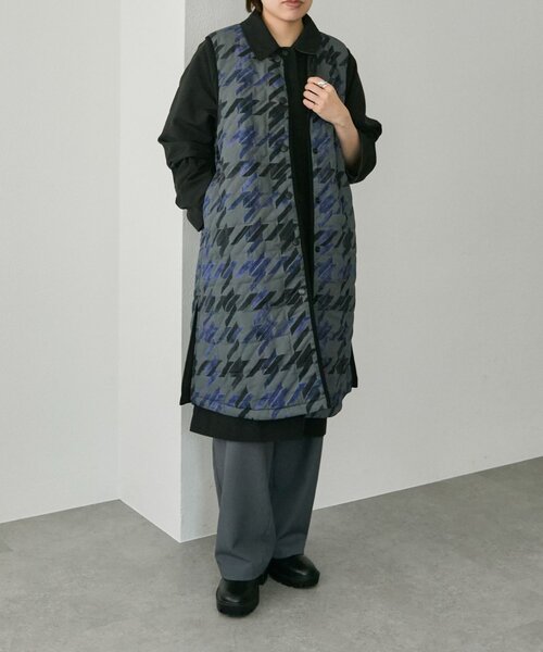 ear PAPILLONNER（イアパピヨネ）の「《撥水/手洗い可》sampo×earベスト付きリバーシブルコート（その他アウター・レディース・ブラック/ブラウン・FREE）」の8枚目の写真