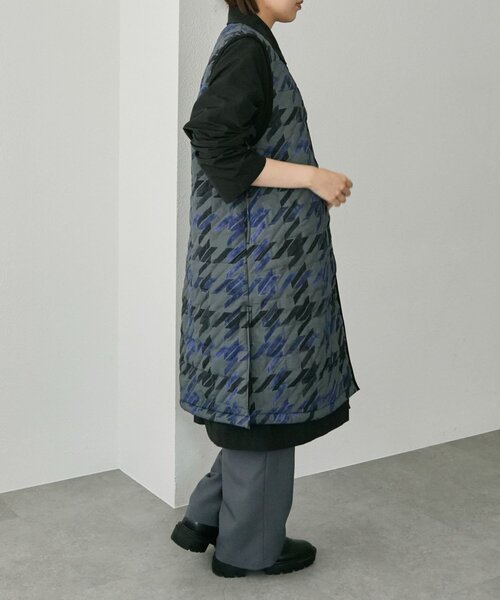 ear PAPILLONNER（イアパピヨネ）の「《撥水/手洗い可》sampo×earベスト付きリバーシブルコート（その他アウター・レディース・ブラック/ブラウン・FREE）」の9枚目の写真