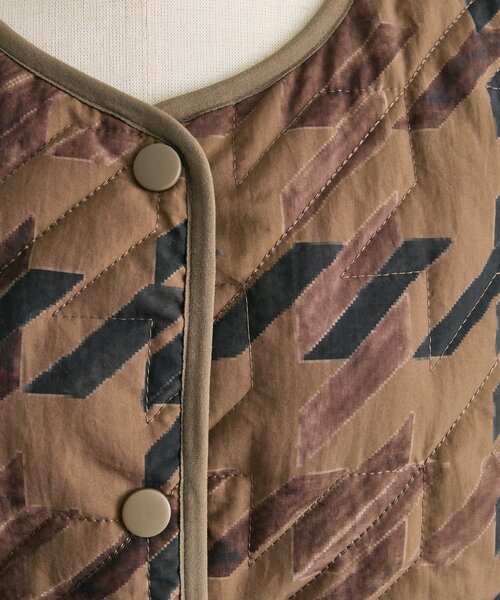 ear PAPILLONNER（イアパピヨネ）の「《撥水/手洗い可》sampo×earベスト付きリバーシブルコート（その他アウター・レディース・ブラック/ブラウン・FREE）」の19枚目の写真