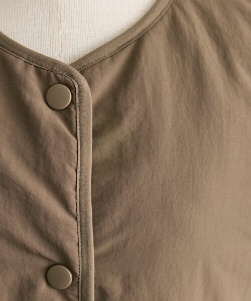 ear PAPILLONNER（イアパピヨネ）の「《撥水/手洗い可》sampo×earベスト付きリバーシブルコート（その他アウター・レディース・ブラック/ブラウン・FREE）」の17枚目の写真