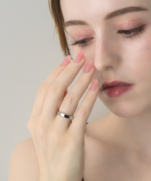 muku(ムク)の「SIMPLE RING/4mm(リング・レディース・シルバー/ゴールド・9/11)」の1枚目の写真