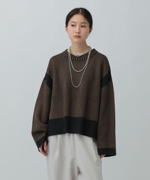 LEPSIM | 7ゲージリバーシブルプルオーバー　525639(ニット/セーター)