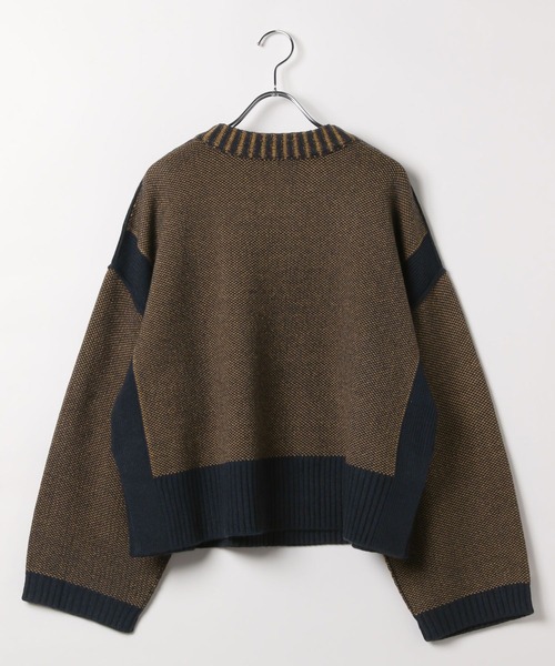 LEPSIM（レプシィム）の「7ゲージリバーシブルプルオーバー　525639（ニット/セーター・レディース・オフホワイト/ダークオレンジ/ネイビー・FREE）」の20枚目の写真