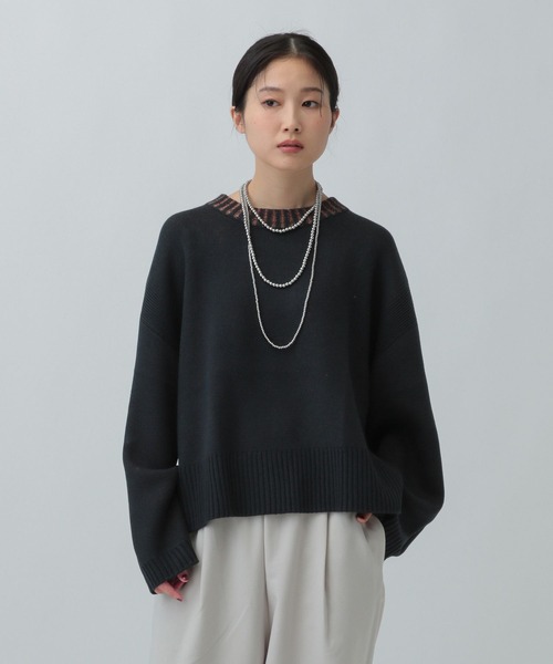 セール】7ゲージリバーシブルプルオーバー 525639（ニット/セーター