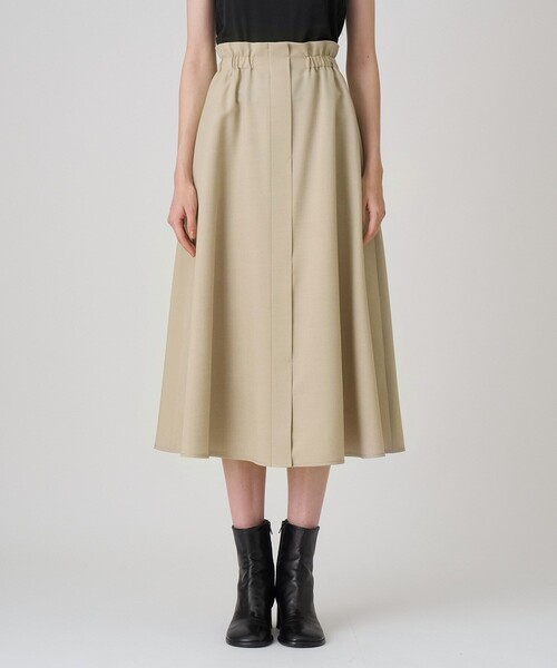 ANAYI(アナイ)の「【セットアップ対応商品】ドライツイルギャザースカート(スカート・レディース・ベージュ/ブラウン・36/38/34)」の11枚目の写真