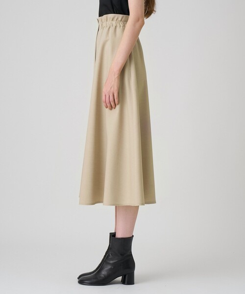 ANAYI(アナイ)の「【セットアップ対応商品】ドライツイルギャザースカート(スカート・レディース・ベージュ/ブラウン・36/38/34)」の12枚目の写真